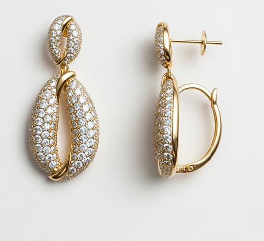 Lumière de Café Earrings (The Light of Coffee)