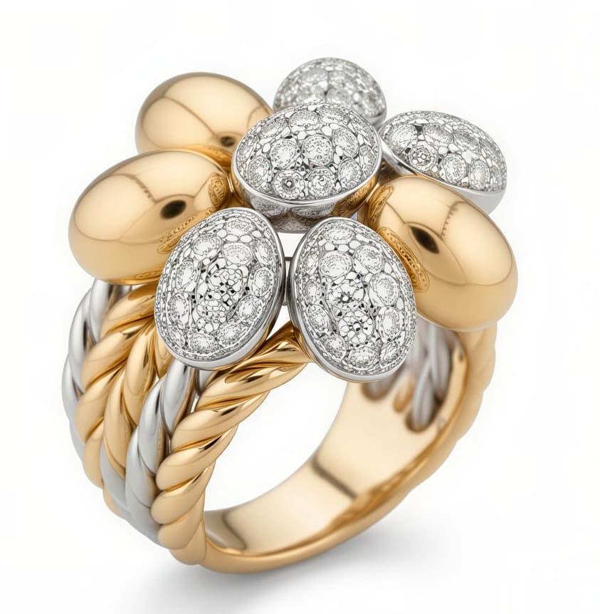 Le Grain de Café Cocktail Ring